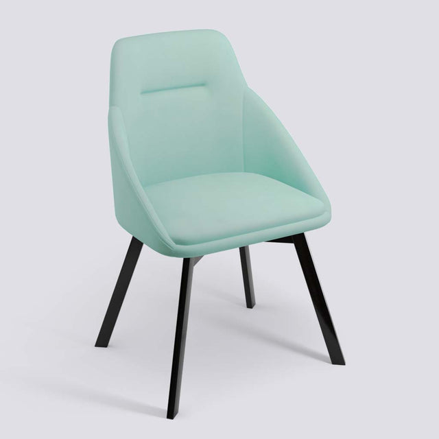 Spin Lounge/Study Chair With 360° rotating In Powder Coated Metal Base | 1925