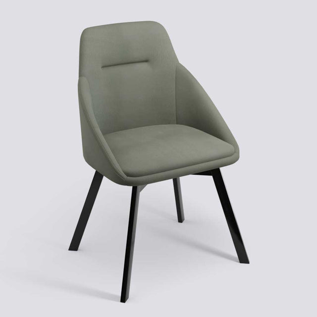 Spin Lounge/Study Chair With 360° rotating In Powder Coated Metal Base | 1925