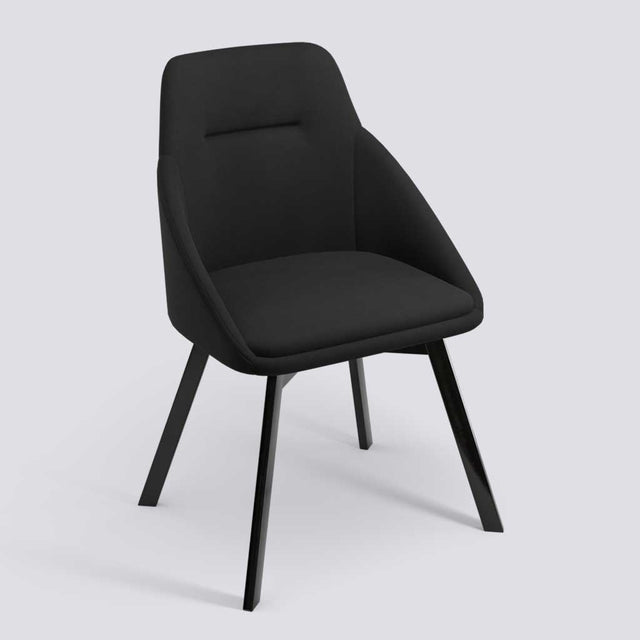 Spin Lounge/Study Chair With 360° rotating In Powder Coated Metal Base | 1925