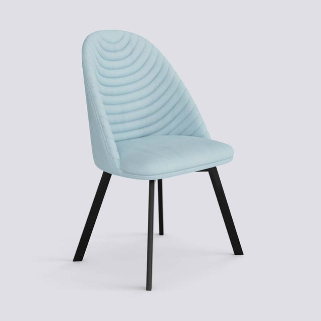 Strike Dining Chair in Powder Coated Metal Base | 488