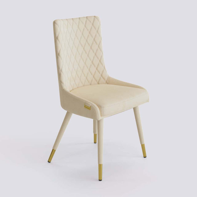 Thore Dining Chair In Metal Upholstered Base | 497