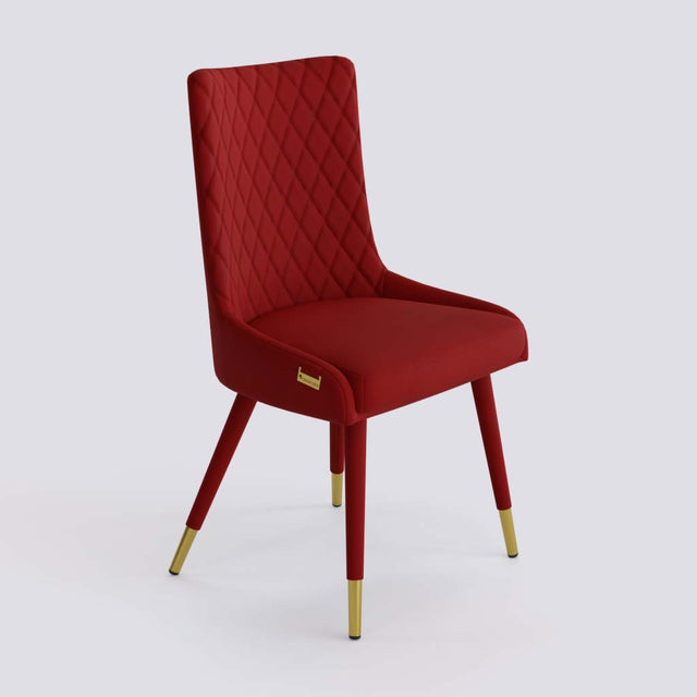 Thore Dining Chair In Metal Upholstered Base | 497