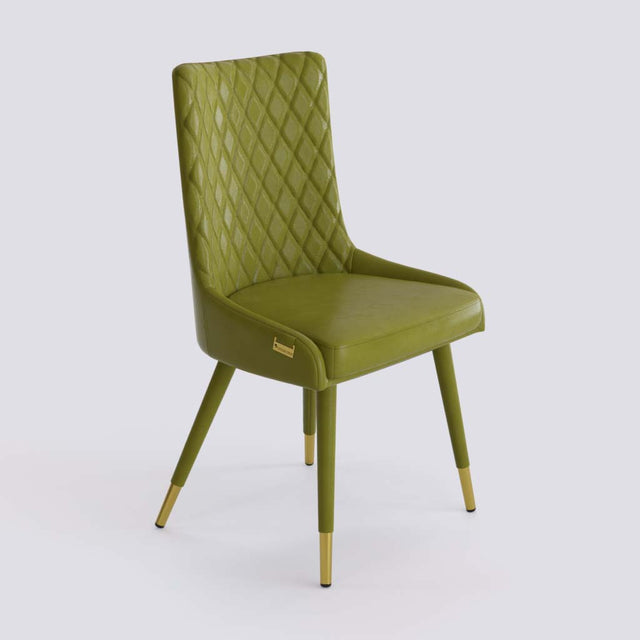 Thore Dining Chair In Metal Upholstered Base | 497