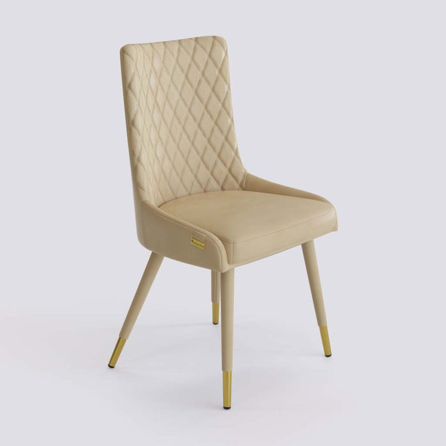 Thore Dining Chair In Metal Upholstered Base | 497