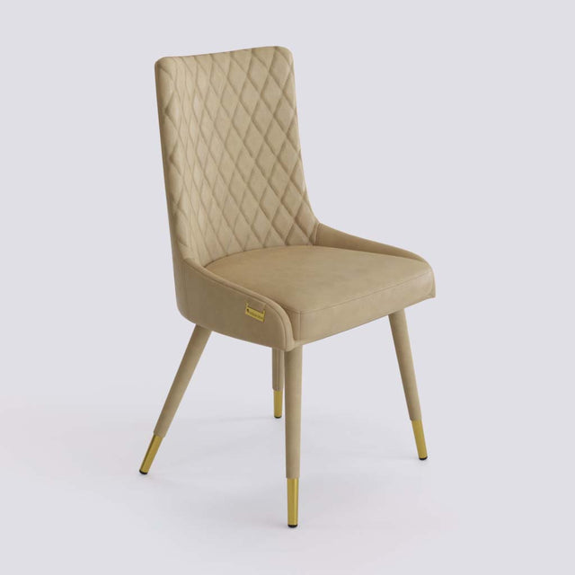 Thore Dining Chair In Metal Upholstered Base | 497