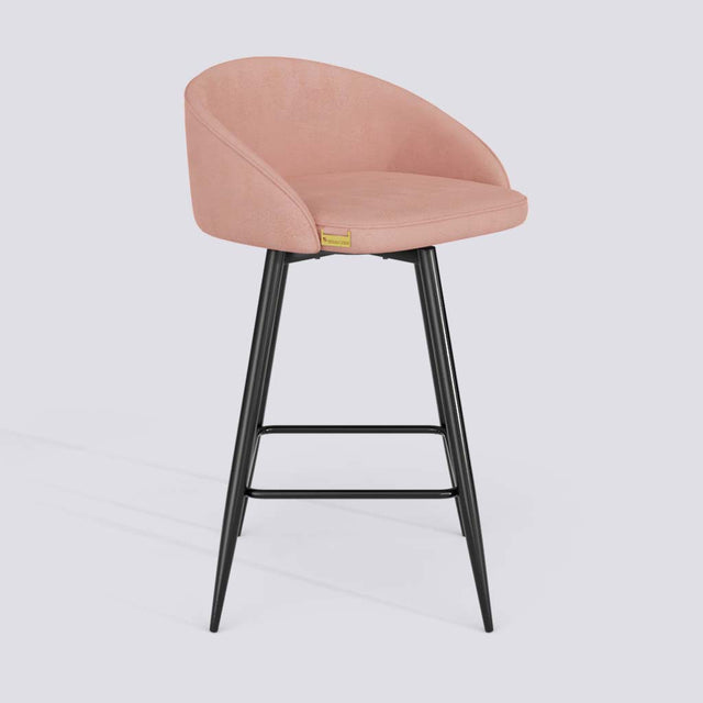 Rota Bar Stool In Powder Coated Metal Base | 632