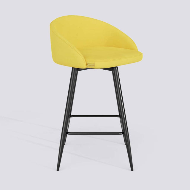 Rota Bar Stool In Powder Coated Metal Base | 632