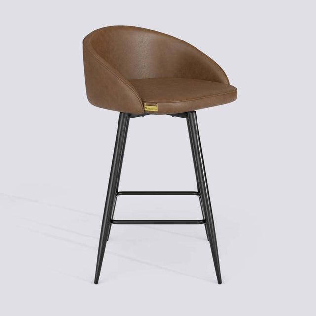 Rota Bar Stool In Powder Coated Metal Base | 632