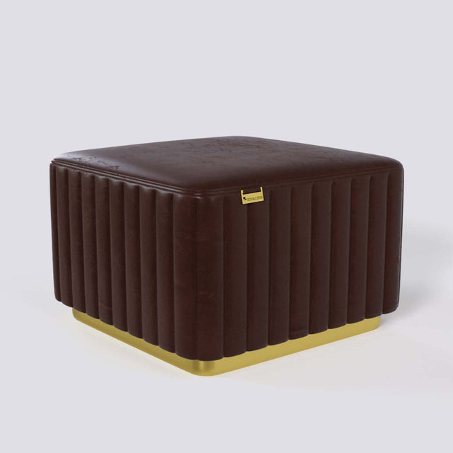 Gold Pouffe