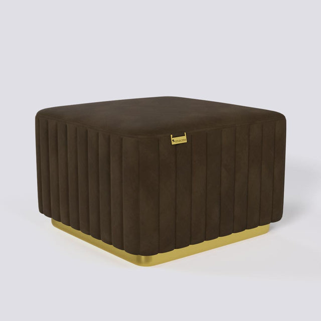 Gold Pouffe