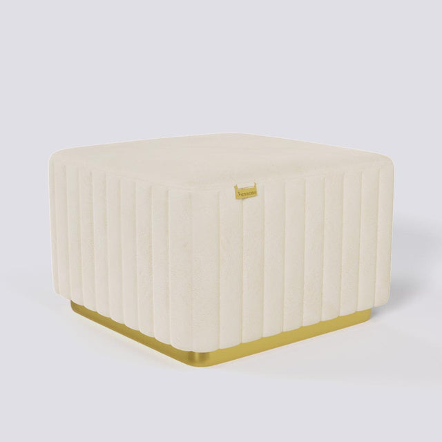 Gold Pouffe