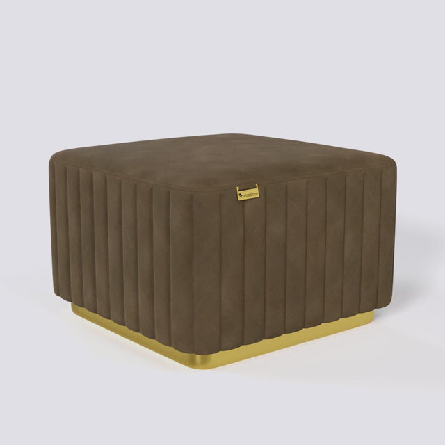 Gold Pouffe