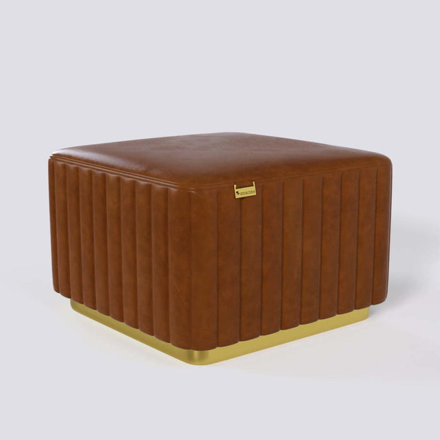 Gold Pouffe