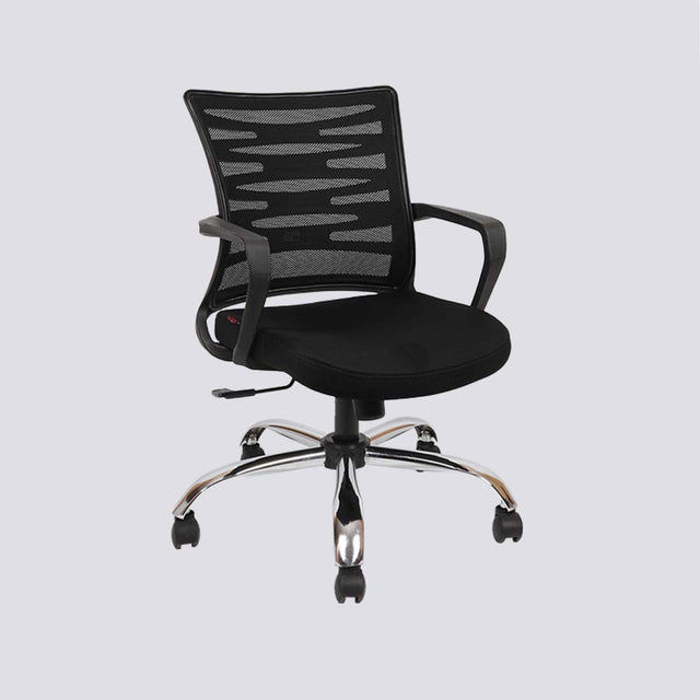 Mid Back Ergonomic Net Revolving Chair 1215