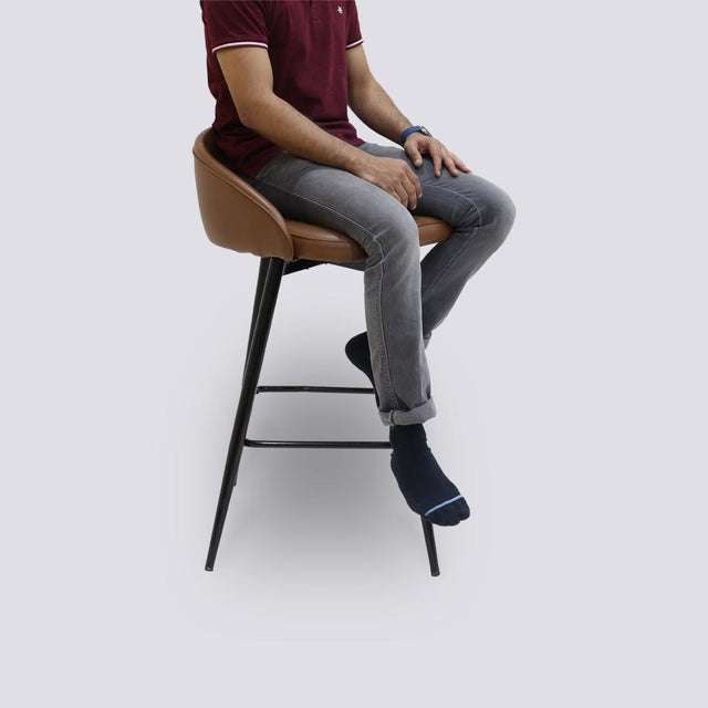 Rota Bar Stool In Powder Coated Metal Base | 632