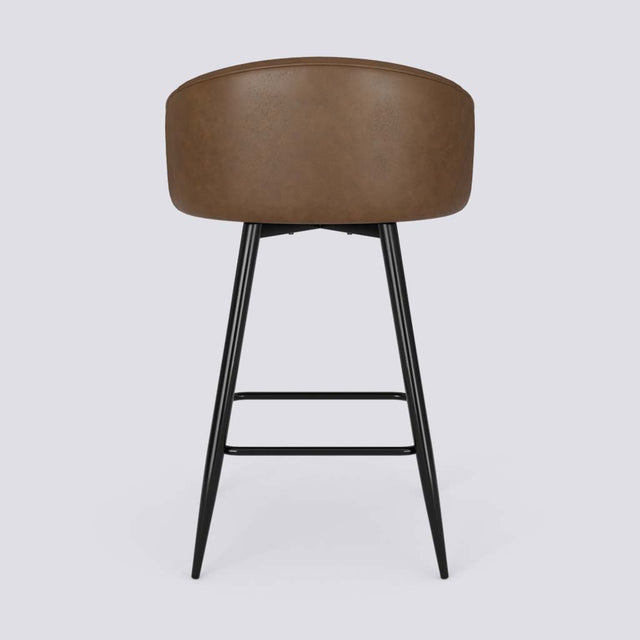 Rota Bar Stool In Powder Coated Metal Base | 632