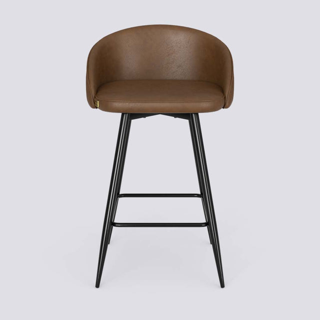 Rota Bar Stool In Powder Coated Metal Base | 632