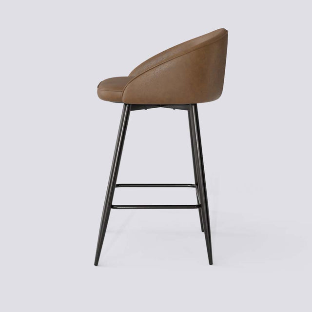 Rota Bar Stool In Powder Coated Metal Base | 632