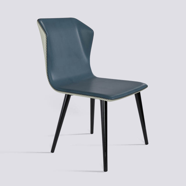Minimalist Dining Chair in Powder Coated Metal Base | 506