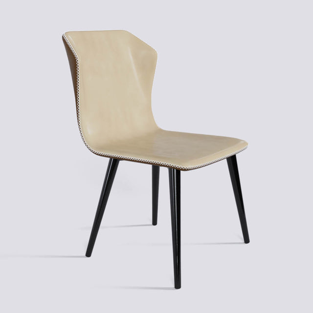 Minimalist Dining Chair in Powder Coated Metal Base | 506