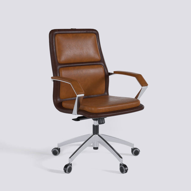 Sleek Trio Executive Office Revolving Chair Mid Back | 1501