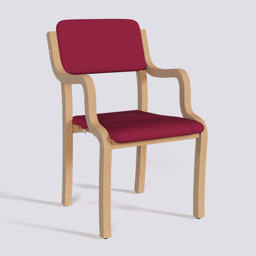 Fixbox Chair Buy Mid Back Office Fix Chair 356 In Wooden Frame | Omacme Furniture
