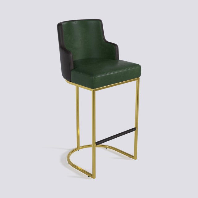 Sassy Bar Stool In Gold Electroplated Metal Base | 631