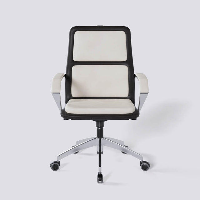 Sleek Duo Executive Office Revolving Chair Mid Back | 1501