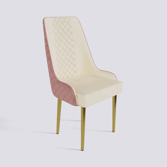 Imperial Dining Chair In Gold Electroplated Metal Base | 501