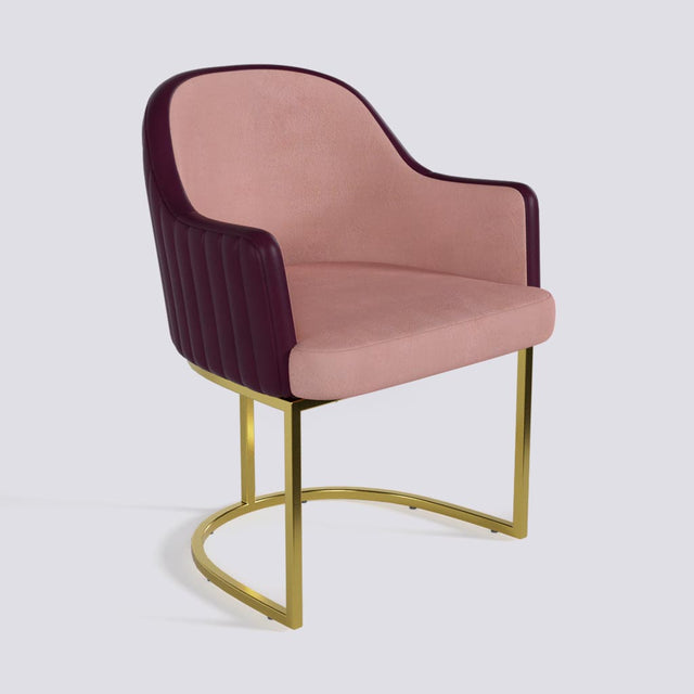 Victoro Dining Chair In Gold Electroplated Metal Base | 500
