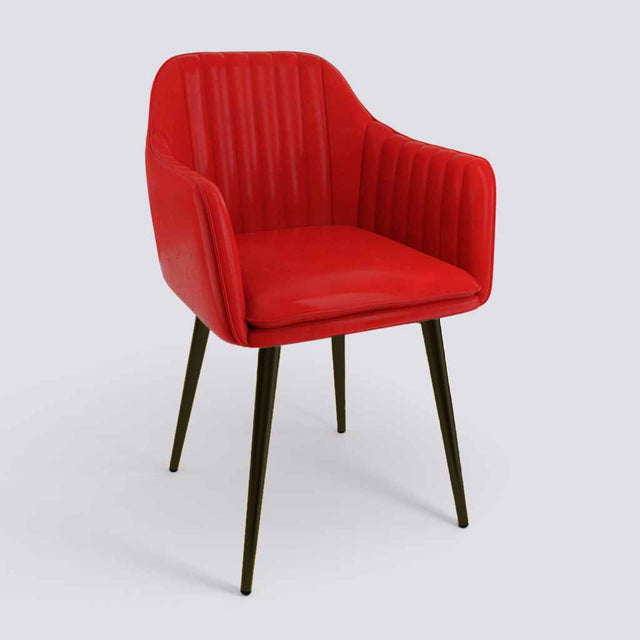 Streak Lounge Chair In Powder Coated Metal Base | 1919