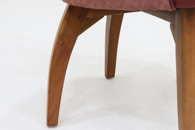 Carmel Dining Chair in Wooden Base
