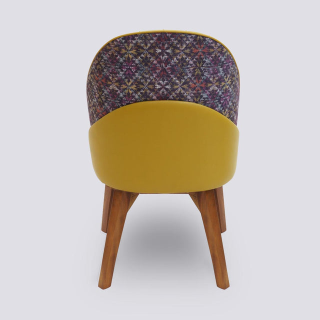 Divine Dining Chair In Wooden Base