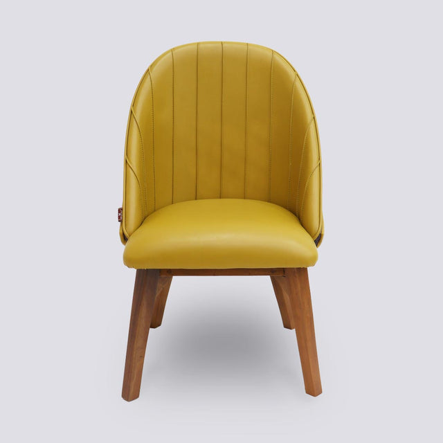 Divine Dining Chair In Wooden Base