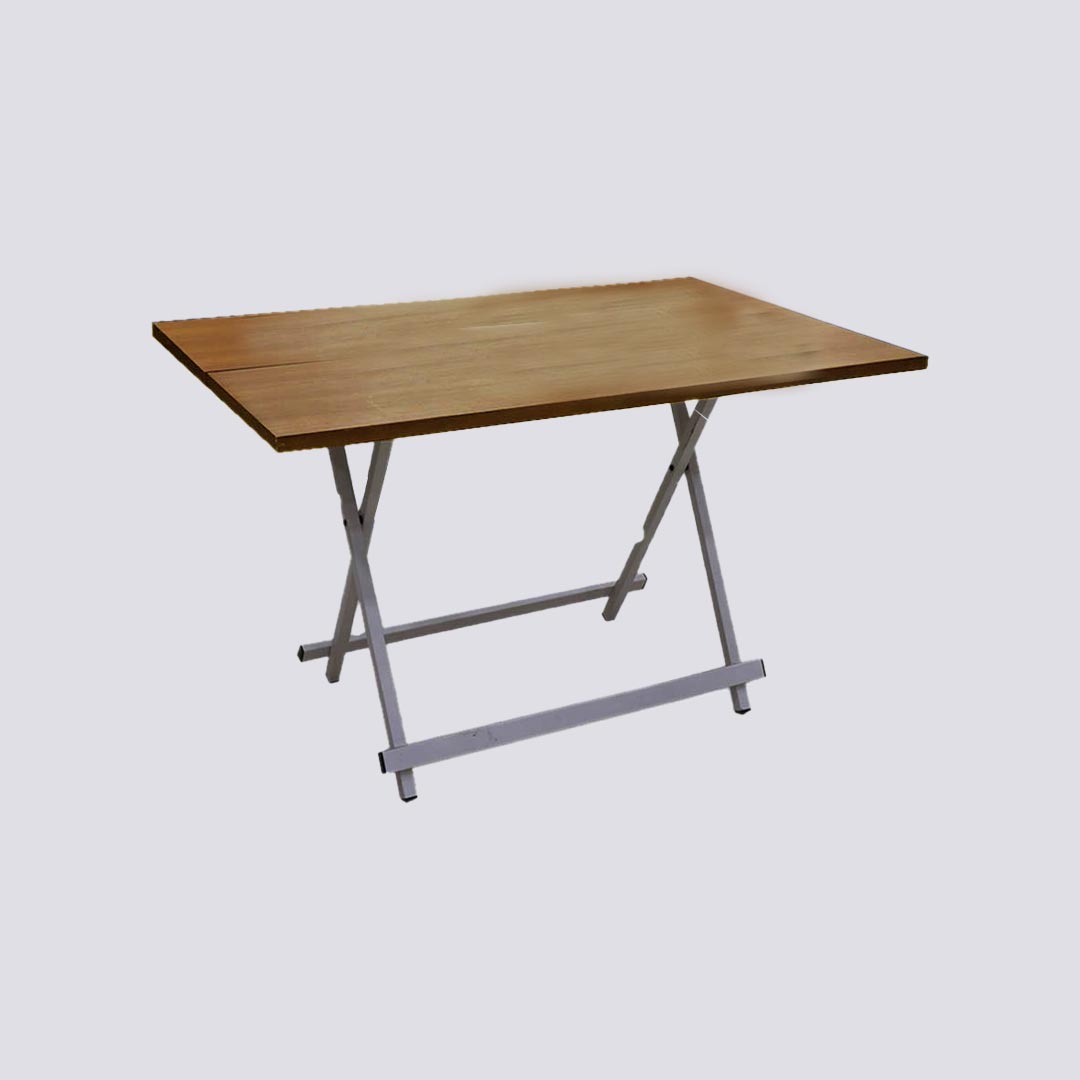 Buy Folding Table 510 In Metal Frame Omacme Furniture