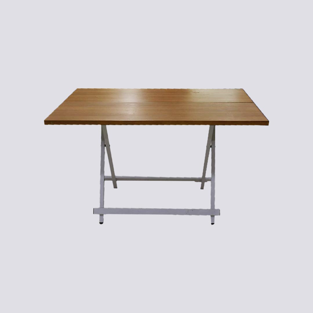 Buy Folding Table 510 In Metal Frame Omacme Furniture