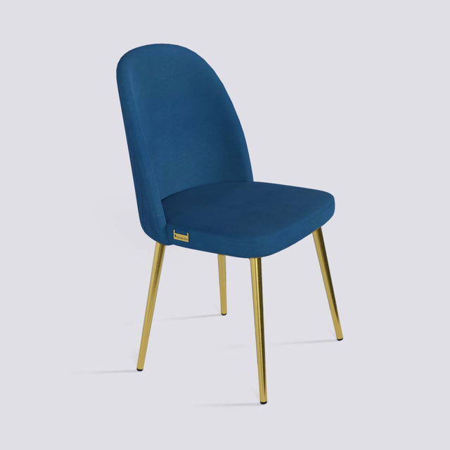 Fuze Dining Chair In Gold Electroplated Metal Base | 495