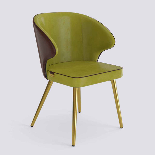 Rocky Dining Chair in Gold Electroplated Metal Base | 494