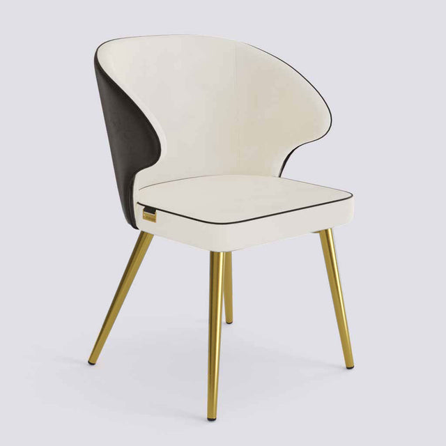 Rocky Dining Chair in Gold Electroplated Metal Base | 494