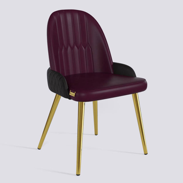Birken Dining Chair In Gold Electroplated Metal Base | 493