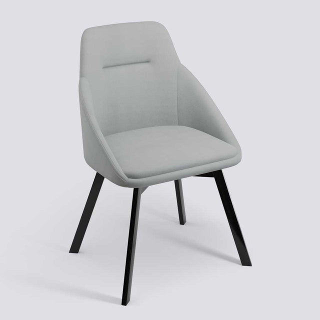 Spin Lounge/Study Chair With 360° rotating In Powder Coated Metal Base | 1925