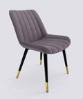 Aesthetic Dining Chair_Metal Base_Luxury_Chair_Old Lavender Velvet_475_Luxe