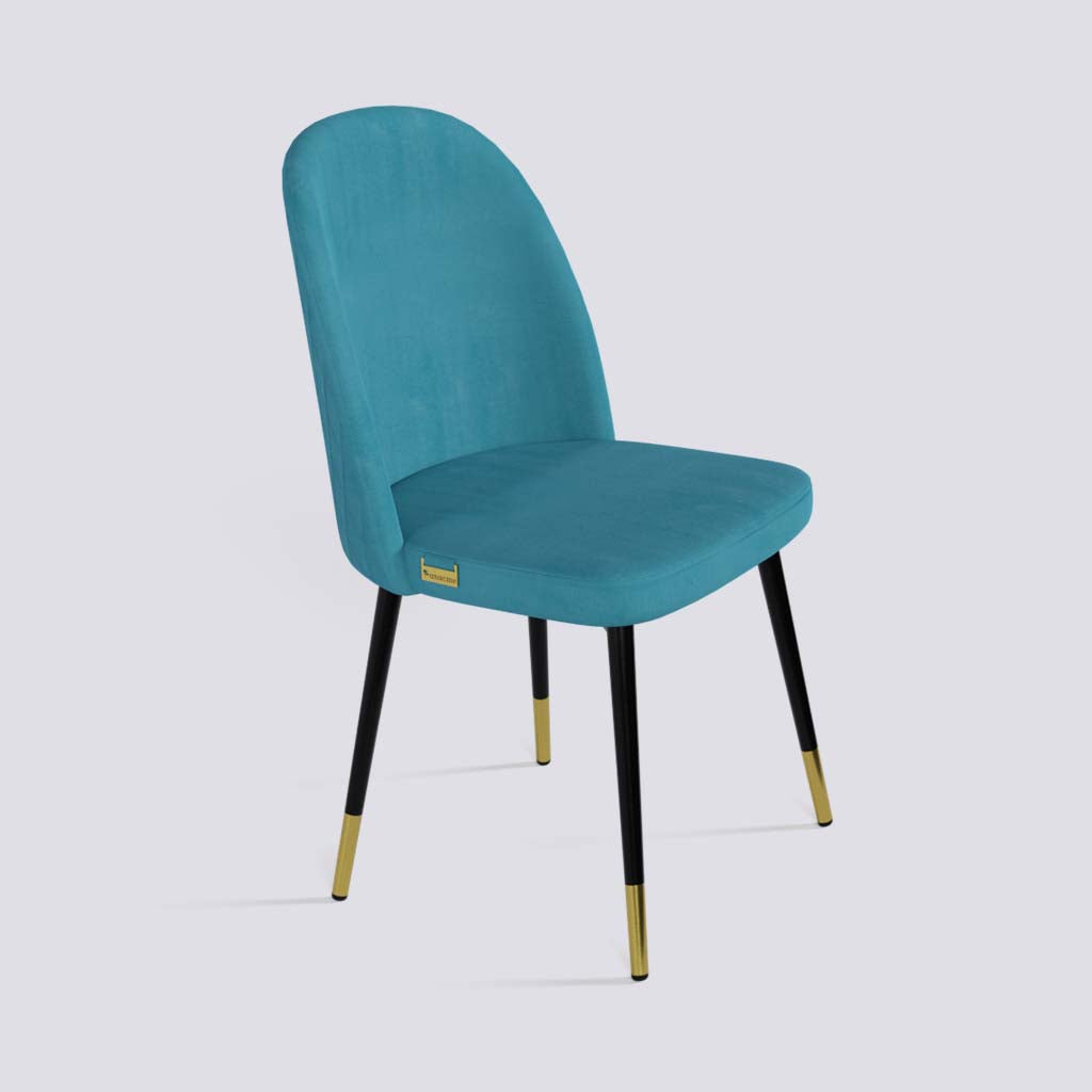 Teal metal dining discount chairs