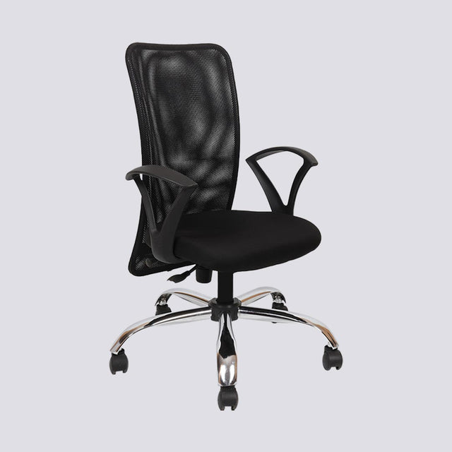 Mid Back Ergonomic Net Revolving Chair 1236