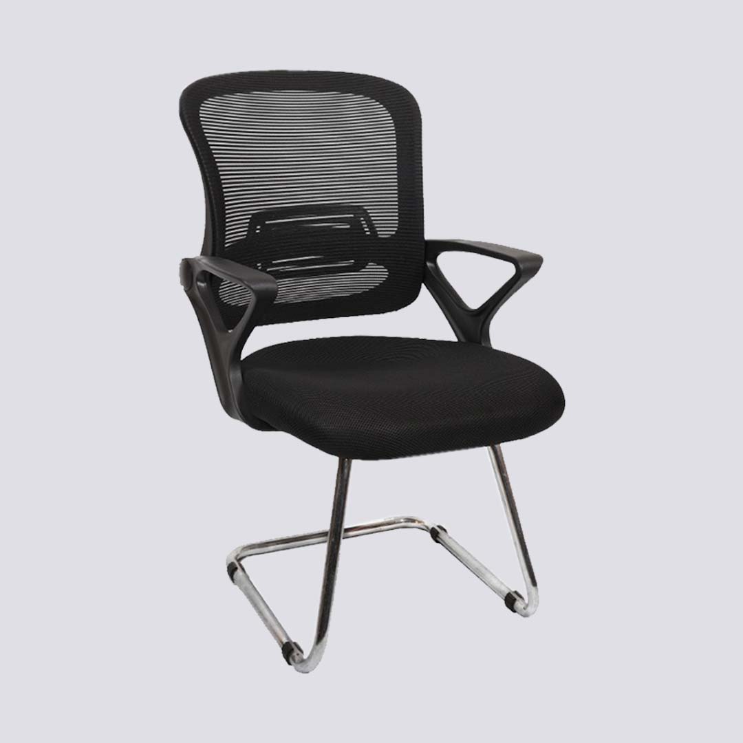 Buy Mid Back Office Fix Net Chair 2701 In Metal Frame | Omacme Furniture
