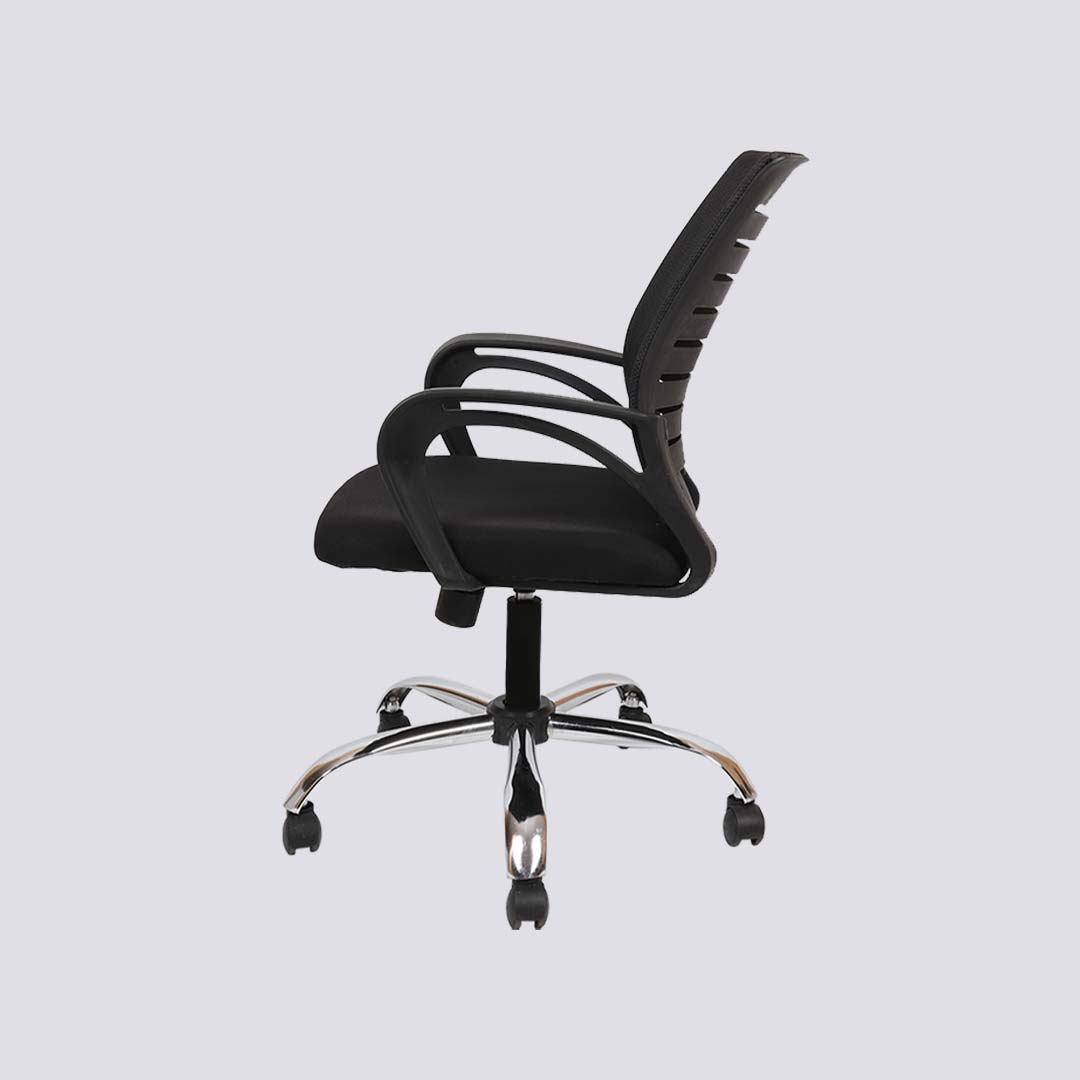 Net Computer Revolving Chair Buy Mid Back Ergonomic Net Revolving Chair 1203 In Metal Frame | Omacme ...
