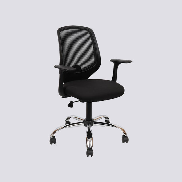 Mid Back Ergonomic Net Revolving Chair 1241