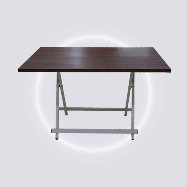 Spike Folding Table in Brown