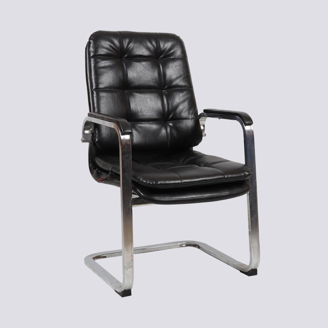 Buy High Back Office Fix chair 305 In Metal Frame Omacme Furniture